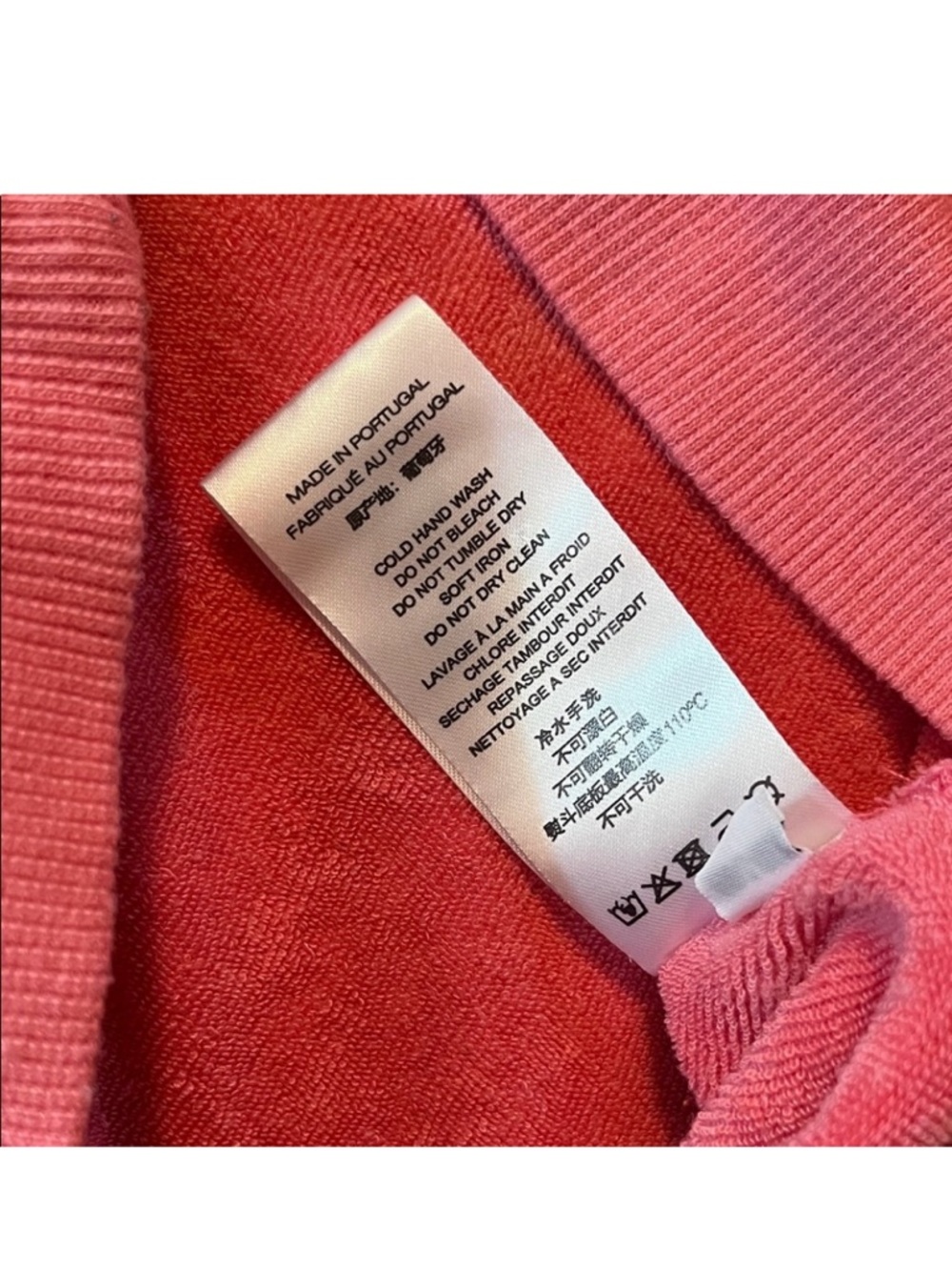 IRO Paris Logo Sweatshirt Women’s Size M Pink - French Designer Contemporary - Picture 8 of 12